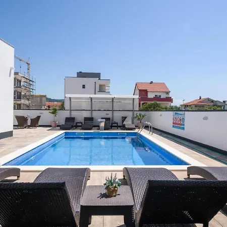 Apartment In Okrug Gornji With Sea View, Terrace, Air Conditioning, Wifi 5134-1 Trogir